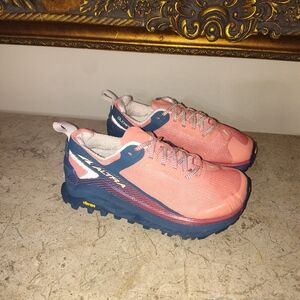 Altra Olympus 4 Women's Coral and Navy Athletic Shoes